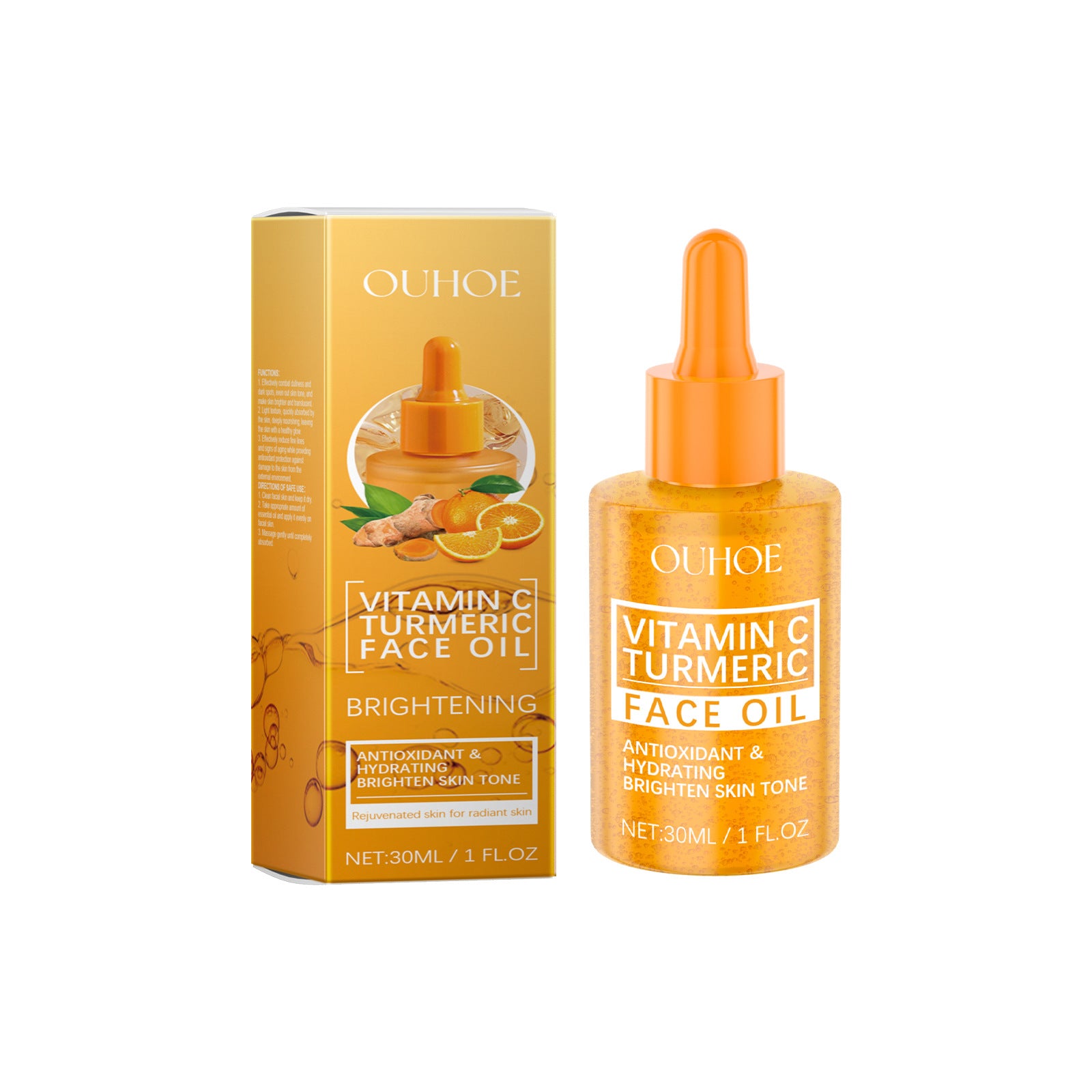 Huile Visage Éclats - Vitamine C & Curcuma